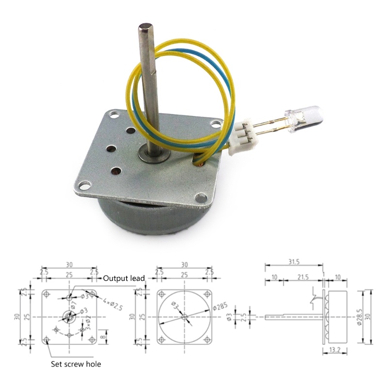 KIKIN 3 Pha AC-Micro Máy Phát Điện Không Chổi Than Tua Rua Gió Động Cơ Không Chổi Than Quay Tay Máy Phát Điện Khoa Học Mô Hình Giảng Dạy