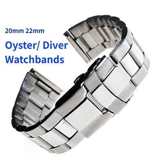 Dây Đeo Đồng Hồ Bằng Thép Không Gỉ 20mm 22mm Cho SEIKO Oyster