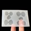 BTF Cánh Hoa Khuôn Silicon DIY Nhựa Bông Tai Trang Sức Mặt Dây Chuyền Khuôn Chống Dính
