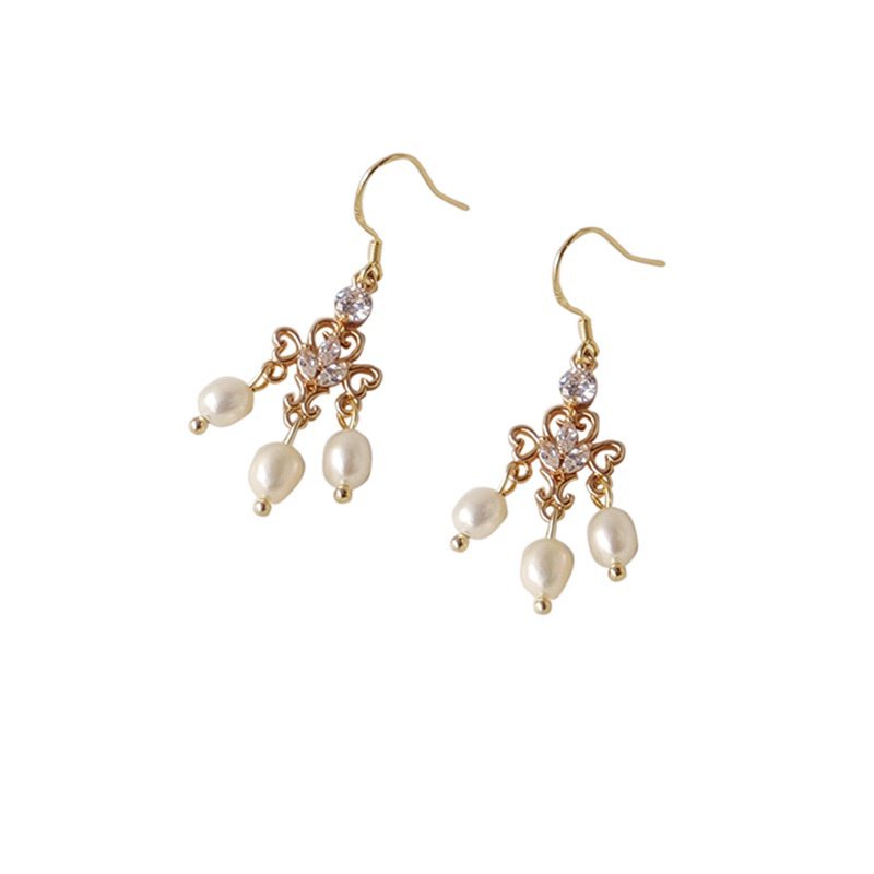 Bông Tai Mạ Bạc 925 14K Đính Hạt Ngọc Trai Đơn Giản  Đơn giản thanh lịch thời trang khí chất Bông tai nhỏ tinh tế cho nữ sinh