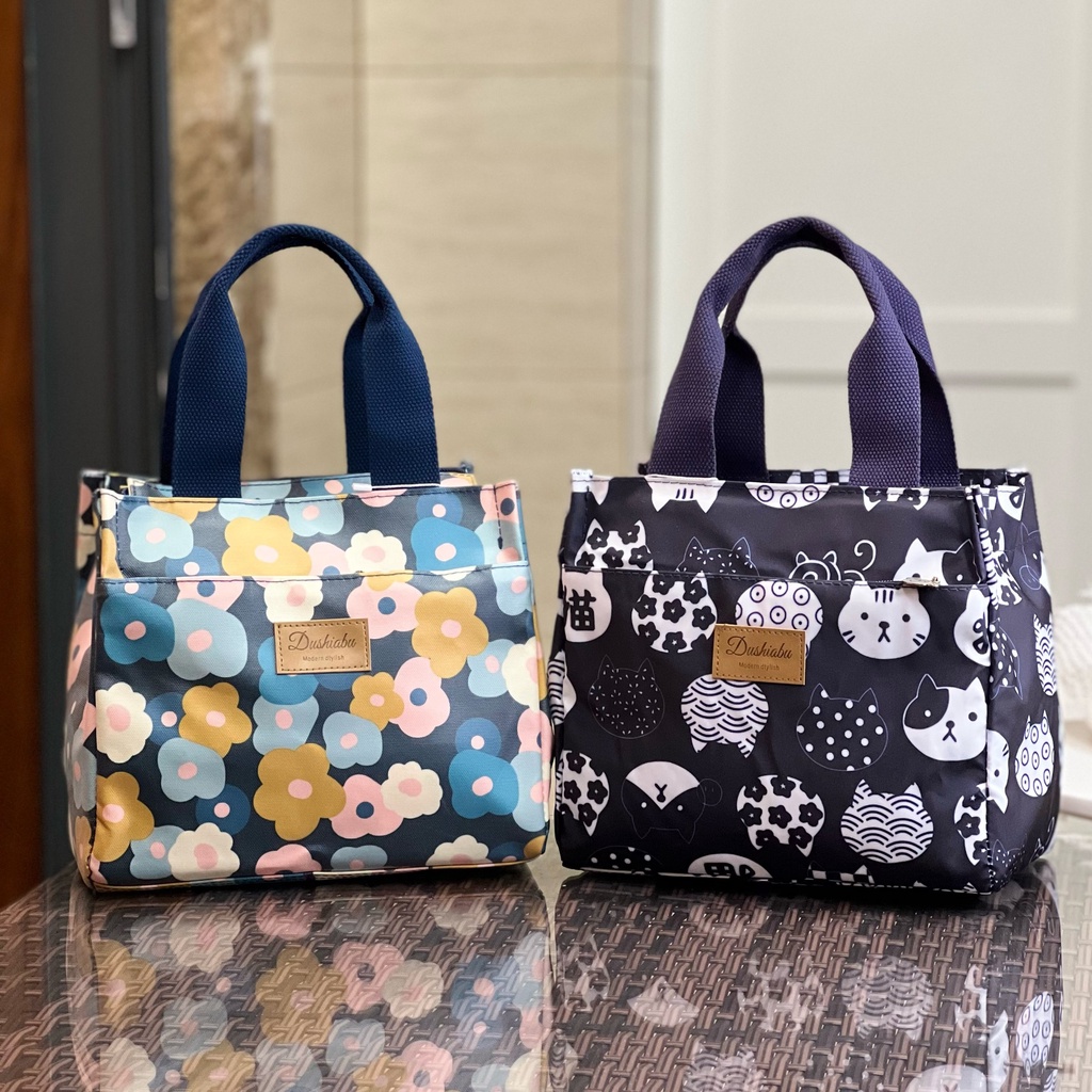 Túi bento Bento công suất lớn, túi đựng cơm cách nhiệt chống thấm nước cho trẻ em
