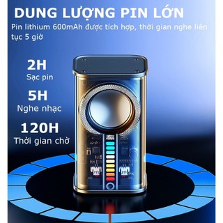 Loa Bluetooth Mini K07 Thiết Kế Trong Suốt đèn Led độc đáo,loa Không Dây Cầm Tay Nhỏ Gọn âm Thanh Hay Bass Chất
