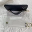 Ốp lưng dây đeo cổ tay trong suốt chống sốc cho iPhone 16e 15 14 13 12 Pro XsMax XR 11 12 Mini 6 7 8 Plus TPU màu đen Giá đỡ điện thoại