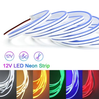 Đèn LED dải 12V DC Neon, Đèn dây neon chống nước linh hoạt hẹp, Dải neon ngoài trời có thể cắt bằng silicon cho sân vườn Trang trí ngày lễ Giáng sinh