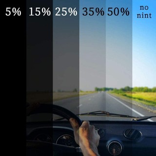 ZENITHCO 1 Cuộn 50x3m Giấy Dán Xe Hơi, Nhiệt UV Khối Bảo Vệ Tia UV Cửa Sổ Tint Phim, Bền Chống Trầy Xước VLT 1% -50% Nhãn Dán Kính Che Nắng Kính Chắn Gió