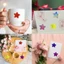 TUYỆT VỜI 500 Miếng Dán Lấp Lánh Nhiều Màu Sắc, Cuộn 2.5CM Sao Phần Thưởng Dán, Mini Tự Dính Các Loại Màu Sắc Sáng Bóng Phần Thưởng Dán Trẻ Em