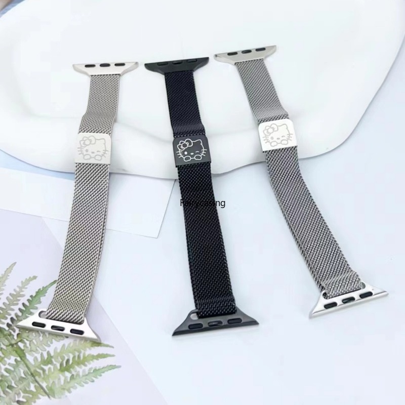 Dây đeo Milanese mỏng cho Apple Watch Band 49mm 45mm 44mm 42mm 38mm 40mm 41mm Vòng tay thép vết bẩn Serie 11 10 9 8 7 6 SE 5 4 3 Ultra 3 2 1 cho iwatch