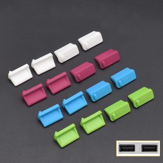 10 / 20 / 50 Chiếc Nhiều Màu Sắc USB Bụi Cắm Cổng Sạc Nắp Nữ Jack Giao Diện Đa Năng Silicon Chống Bụi Bảo Vệ Máy Tính Bảng Máy Tính Xách Tay Laptop