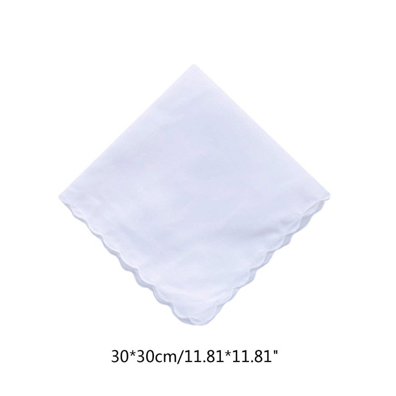 Khăn ăn tay vuông bằng cotton, dễ giặt, tiện lợi khi di chuyển