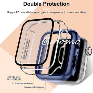 Kính Ốp Bảo Vệ Màn Hình Đồng Hồ Thông Minh Apple Watch Series 8 7 6 SE 5 4 3 45mm 41mm 44mm 40mm 42mm 38mm