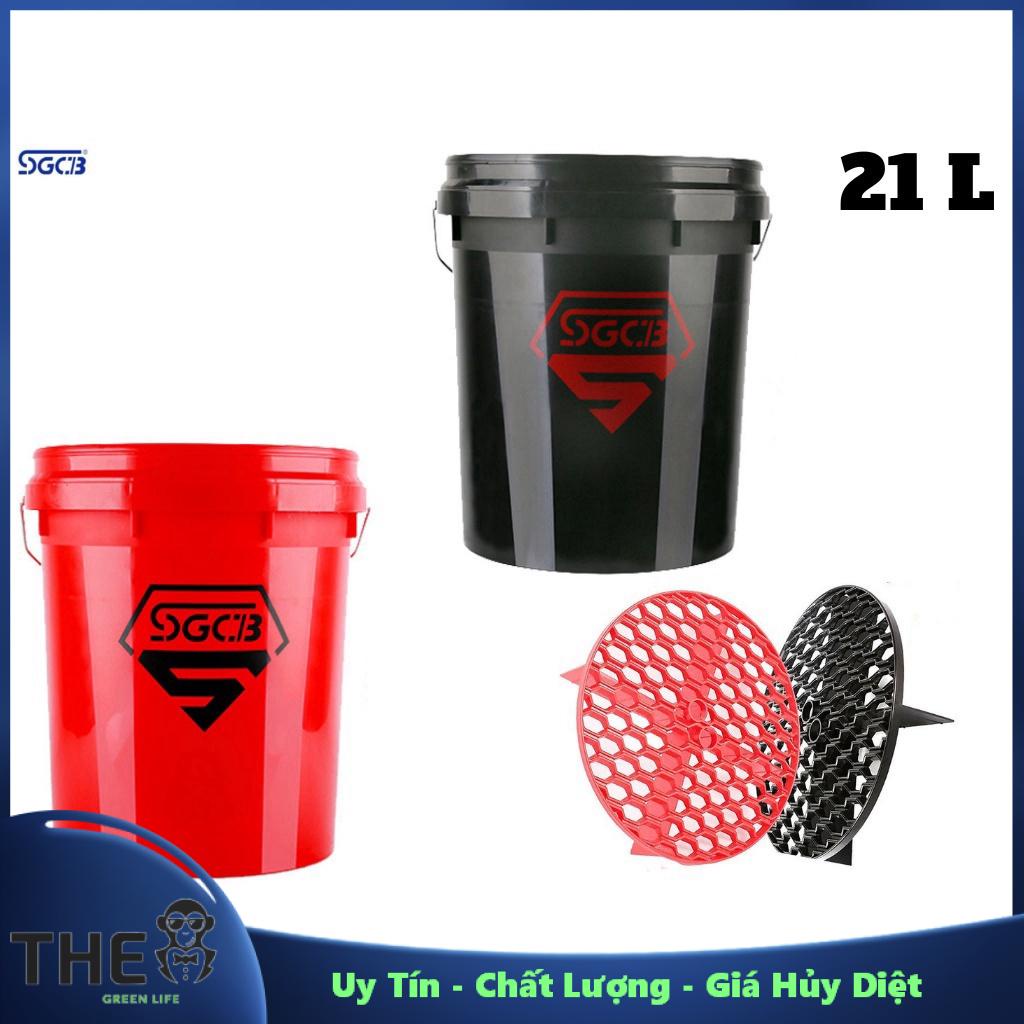 [HCM] Combo Xô Rửa Xe Kèm Lưới Lọc Cát SGCB 20L Chính Hãng | Shopee ...