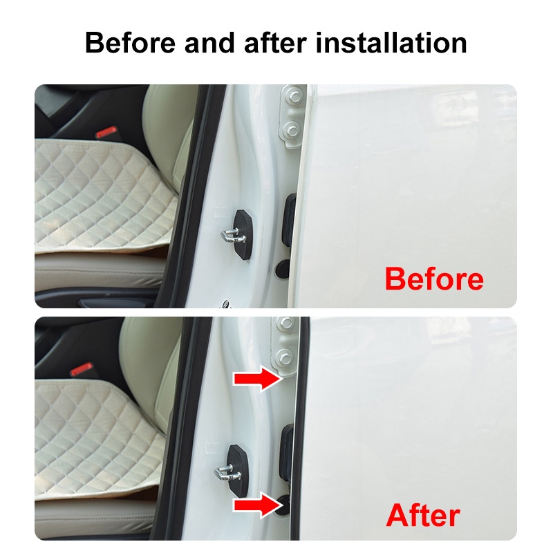 SEAMETAL Dải Dán Cửa Xe Hơi Chữ U Bằng Cao Su PVC Chống Va Chạm / Bụi Bẩn Tiện Dụng