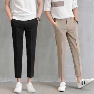 Quần dài DICHUANGZHE dáng ôm thời trang Hàn Quốc đơn giản dễ phối đồ cho nam