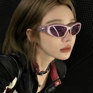 Hip Hop Punk Y2K Quấn Xung Quanh Kính Mát Nam Nữ Trang Trí Ngôi Sao Năm Cánh Cyberpunk Thể Thao Ngoài Trời Bóng Kính