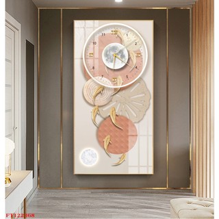 Tranh Đồng Hồ Treo Tường Trừu Tượng Hiện Đại 02 - Tranh Tráng Gương Tri Ân Thầy Cô 20/11