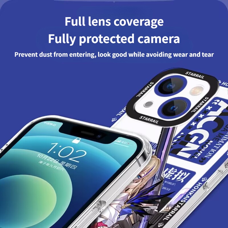 Ốp Điện Thoại Mềm Chống Sốc Hình Anime Cho Samsung Galaxy A02 A03 A03S A10 A10S A30 A20 A11 A12 A13 A22 4G 5G Kafka Seele Bronya
