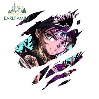 EARLFAMILY 13cm YuYu Hakusho Anime Xé Xe Miếng Dán Chống Trầy Xước Xe Máy Aquaflask Laptop Windows JDM Vinyl Decal Chống Thấm Nước Kiểu Dáng Xe