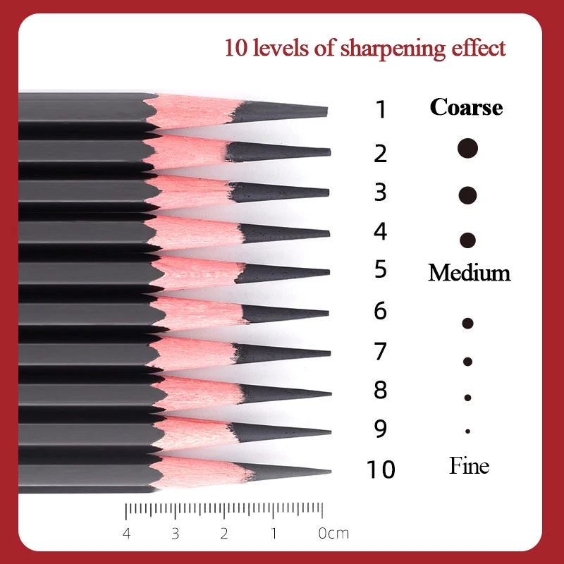 Máy mài bút chì Tenwin Phác thảo Tay quay / Máy mài bút chì quay Trường học Máy mài cơ Dụng cụ dao B