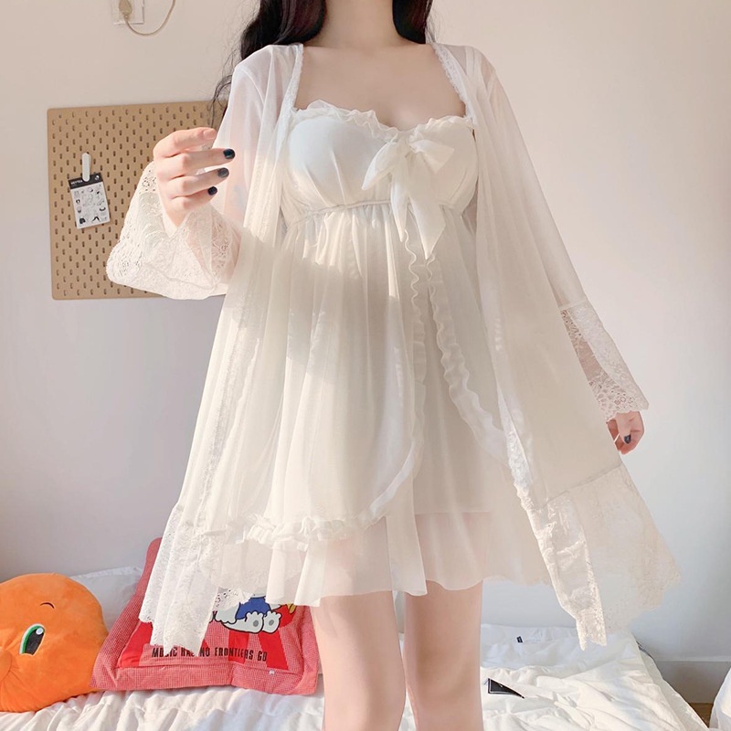 Mùa Hè Sexy Sling Sleepy Dress - Đầm Ngủ Ren Nữ Có đệm Ngực - Đồ Ngủ Quyến Rũ Tình Dục Trang Chủ [lzf0703]