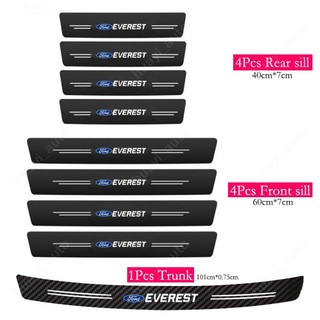 Sticker Sợi Carbon Dán Cửa Xe Hơi Ford Everest G1 U268 G2 U375 G3 U740 2022-UP Chống Trầy Xước