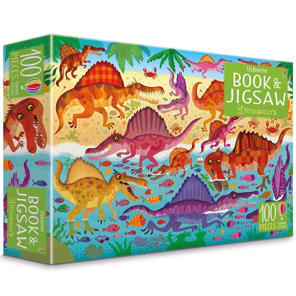 Usborne Book And Jigsaw Dinosaurs | Shopee Việt Nam