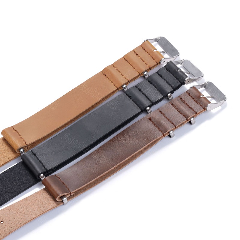 Dây Đeo Đồng Hồ Bằng Da 18mm 20mm 22mm 24mm Họa Tiết Hoạt Hình One Piece