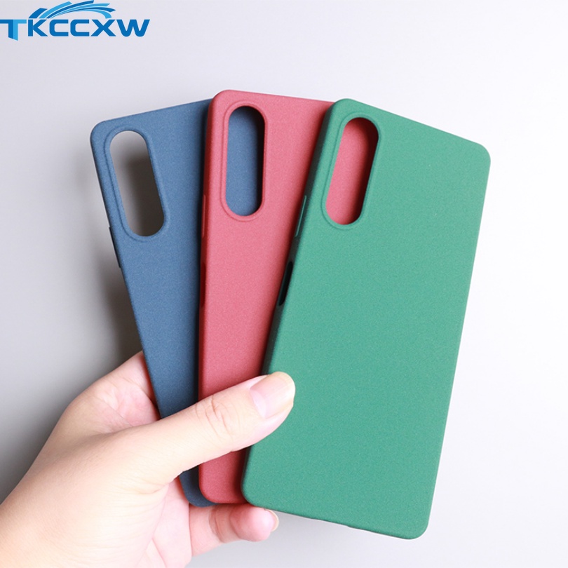 Ốp Điện Thoại Silicon Mềm Cát Nhám Chống Dấu Vân Tay Cho Sony Xperia 1 V IV III Xperia 10 V IV II III Xperia 5 IV III