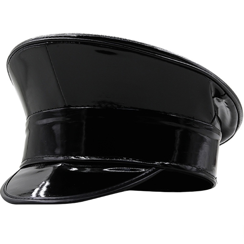 Dasbsug Lấp Lánh Mũ Đội Trưởng Thời Trang Bằng Sáng ChếLeather Đảng Nón Người Lớn Carnival Mũ Lễ Hội Âm Nhạc Sân Khấu Nón Câu Lạc Bộ Đêm H