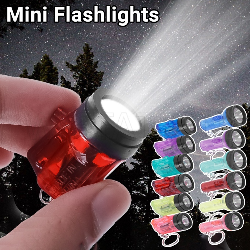 Đèn Pin LED Mini Bằng Nhựa Kèm Móc Khóa Tiện Dụng Dùng Khi Đi Cắm Trại ...
