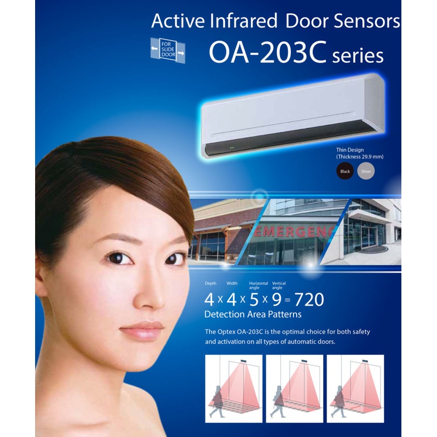 Cảm biến chuyển động OA-203C-2- OPTEX HCN, màu bạc daiphong.com ...
