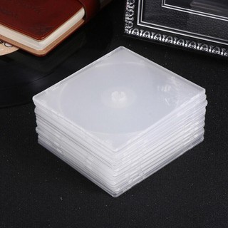 [Còn hàng] CD IDEANEST 20 chiếc, Hộp PP vuông trong suốt, Vỏ đĩa đơn phong cách mỏng có thể cài đặt DVD hộp cao su mềm