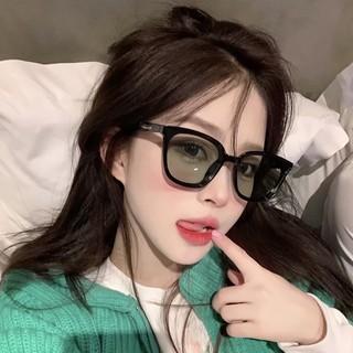 Kính râm vuông màu nâu cổ điển Tấm che nắng nam nữ mới để lái xe Kính mắt
