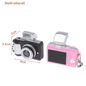 Máy Ảnh Kỹ Thuật Số Model 1: 12 Nhà Búp Bê Camera LED Flash Móc Khóa Trang Trí