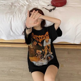 Mmiot Áo Thun Tay Ngắn Phong Cách hip hop Mỹ Cổ Điển Thời Trang Mùa Hè Cho Nam Và Nữ y2k
