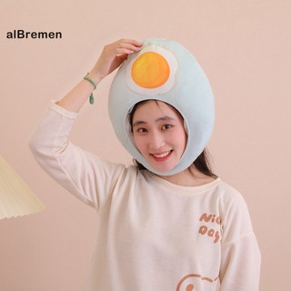 ALB Vịt Trứng Mũ Đội Đầu Dễ Thương Chụp Ảnh Chống Đỡ Mềm Mại Sang Trọng Mũ Đeo Có Thể Trang Điểm-Up Đầu Hoạt Hình Mũ Nón Cosplay Đảng Trang Phục Phụ Kiện