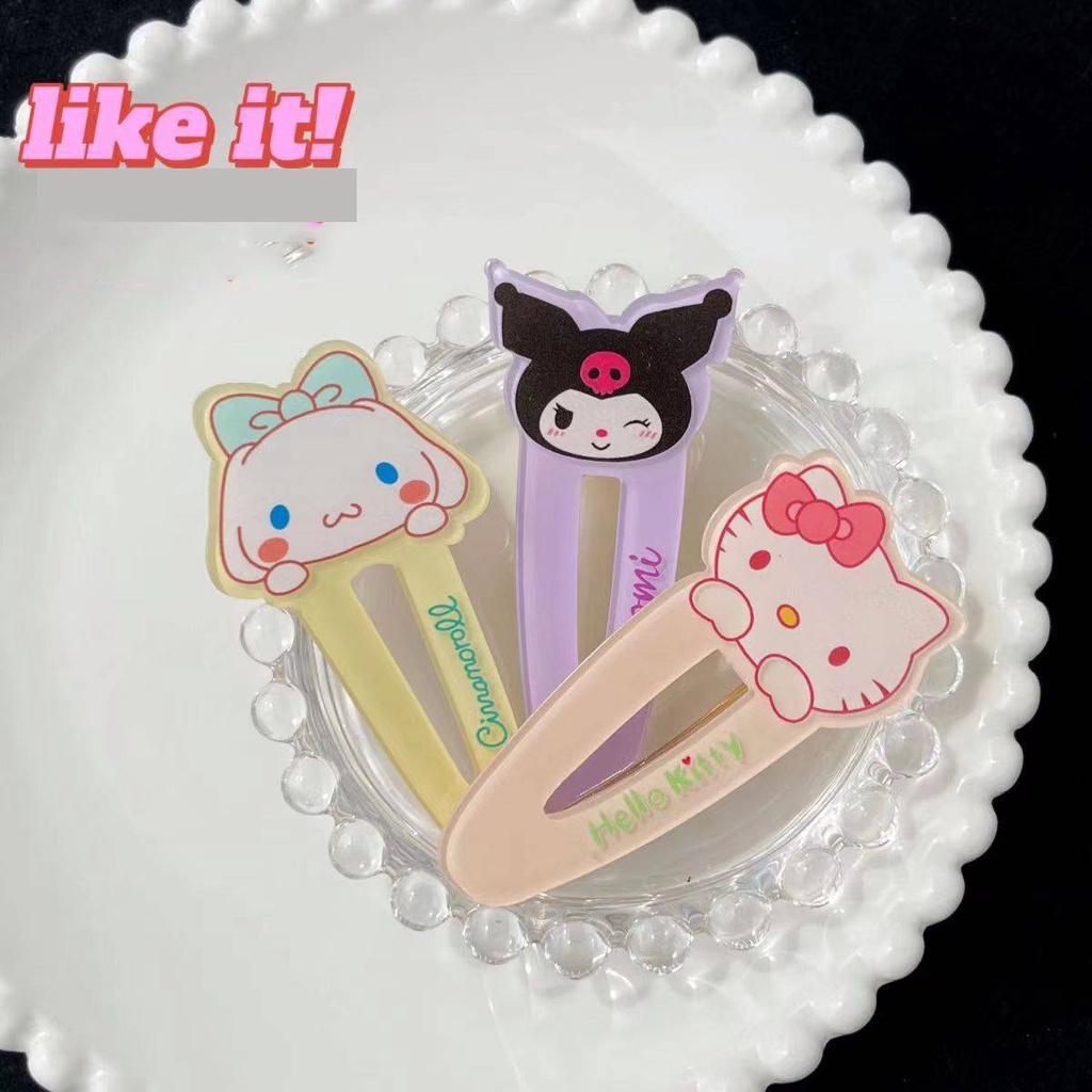 YT4 Sanrio - Bộ sưu tập nơ kẹp tóc dễ thương cho các nhân vật nổi tiếng như Kuromi, Hello Kitty, Lina Bell và My Melody.