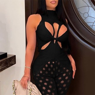 Áo Croptop Dệt Kim Hai Dây Dáng Ôm Thiết Kế Thắt Nút Độc Đáo vipdeal1 Cho Nữ