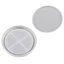 BTF Quicksand Trái Tim Hình Ngôi Sao Tròn Khuôn Silicon Nhựa Shaker Khuôn DIY Cup Mat