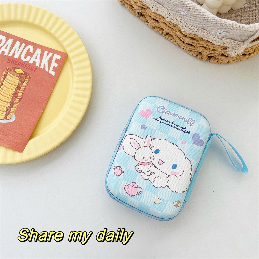Túi Đựng Dây Cáp / Dây Cáp / Cục Sạc / Pin Hình Doraemon Dễ Thương