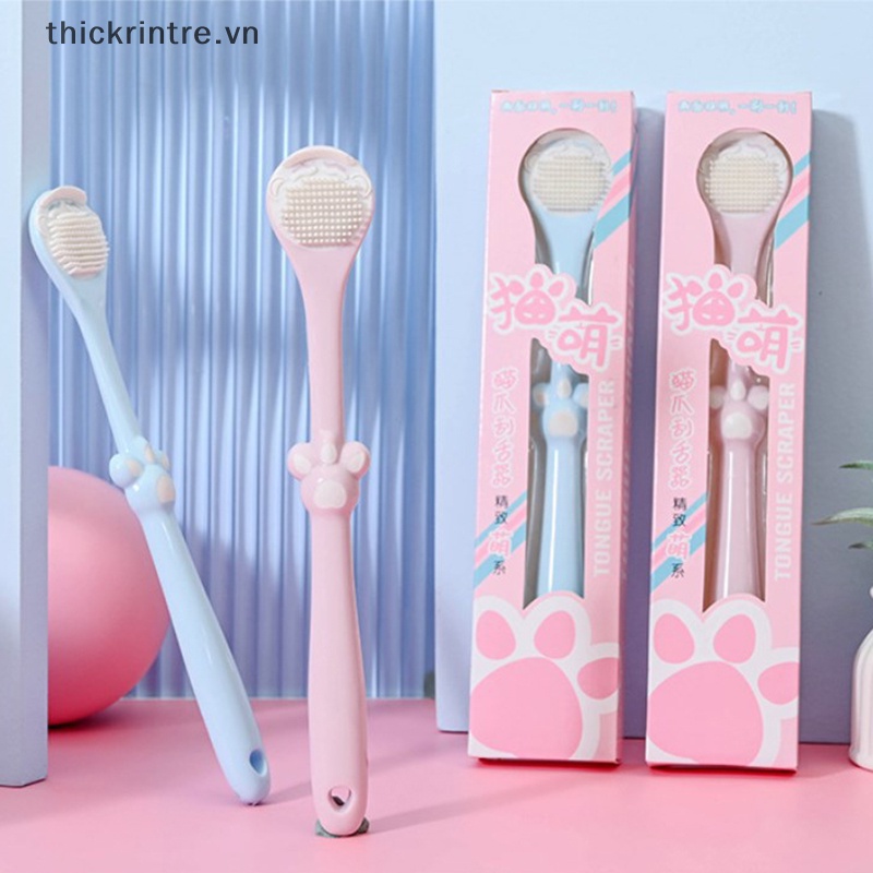 THI Paw Lưỡi Coag Lưỡi Bàn Chải Làm Sạch Bề Mặt Lưỡi Bàn Chải Làm Sạch Răng Miệng Bụi Hơi Thở Tươi Sức Khỏe VN