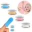CATMALLER88 1 / 2 Chiếc Bàn Chải Đánh Răng Silicon, Bàn Chải Đánh Răng Ngón Tay Cho Bé Cao Su BPA Free, Chăm Sóc Sức Khỏe Mềm Mại Bàn Chải Răng Silicon Cấp Thực Phẩm Trẻ Em