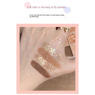 Bảng Phấn Mắt Chín Màu Sắc Hiệu Ứng Bóng Cao Chống Thấm Nước Và Mồ Hôi Lâu Trôi