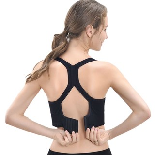 Áo Ngực Thể Thao Chống Sốc Vải Co Giãn Thoáng Khí 4 Cấp Độ Điều Chỉnh Được Màu Trơn Dành Cho Tập yoga / gym