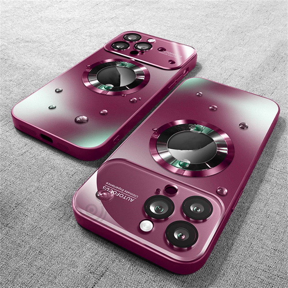 Ốp Điện Thoại Kính Cường Lực Từ Tính Bảo Vệ Ống Kính Cho iPhone 11 12 13 14  Pro Max Plus 14 Pro Max | Shopee Việt Nam