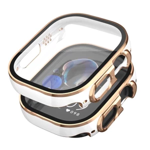 Ốp lưng chống nước f cho Apple Watch 49MM Phim kính bảo vệ màn hình + Ốp lưng