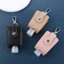 DELMER Chai có thể nạp lại Móc khóa Carrier Chai du lịch di động có thể tái sử dụng có móc khóa chai