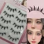 FAVORITEGOODS 5 Đôi Lông Mi Giả, Cosplay Nhật Bản Dramatic Manga Anime Mies, 5 Cặp Gói Dày Giả Chồn Giả Lông Mi Mở Rộng Cho Nữ Bé Gái