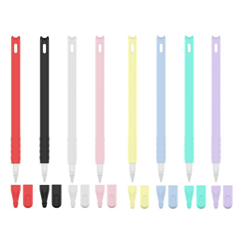 Ốp Silicon Mềm Cho Apple Pencil 2 Thế Hệ Bút Ipad Stylus Chống Rơi Và Chống Trơn Trượt Vỏ Bảo Vệ Phụ Kiện