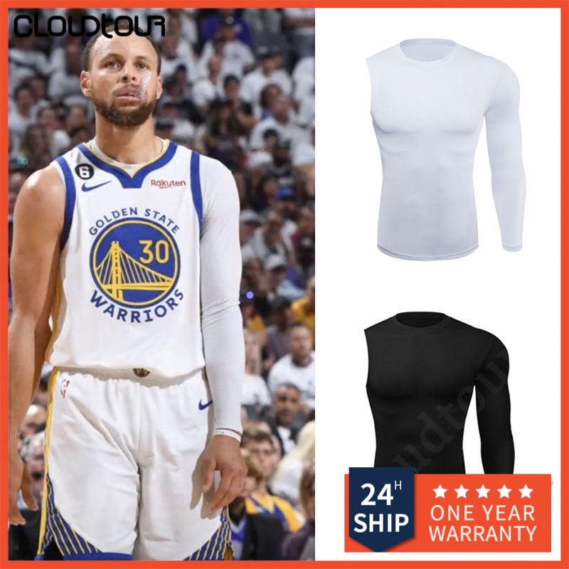 Men's onearm tights nba curry basketball jersey sports fitness running