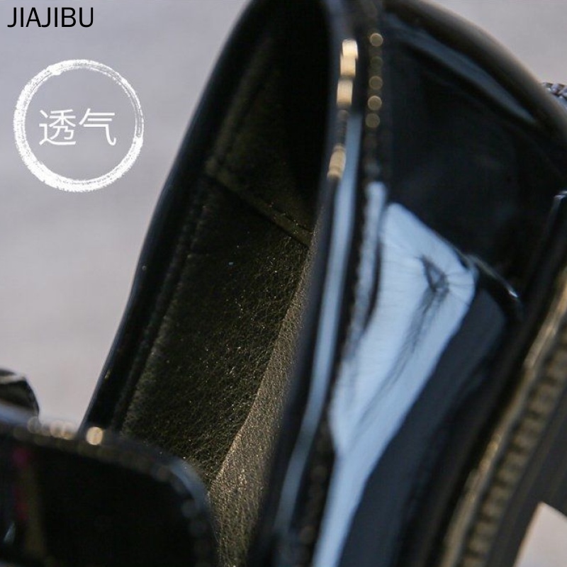 Fashion Girls Platform Mary Jane Shoes Cute Kids Shoes giày da bé gái dễ thương Giày đậu Hà Lan trẻ em phong cách Anh giày lolita nhật bản giày mũi tròn chống trượt cho bé giày đồng phục học sinh tiểu học giày trẻ em đế mềm Uniform Shoes Kids Flat Shoes